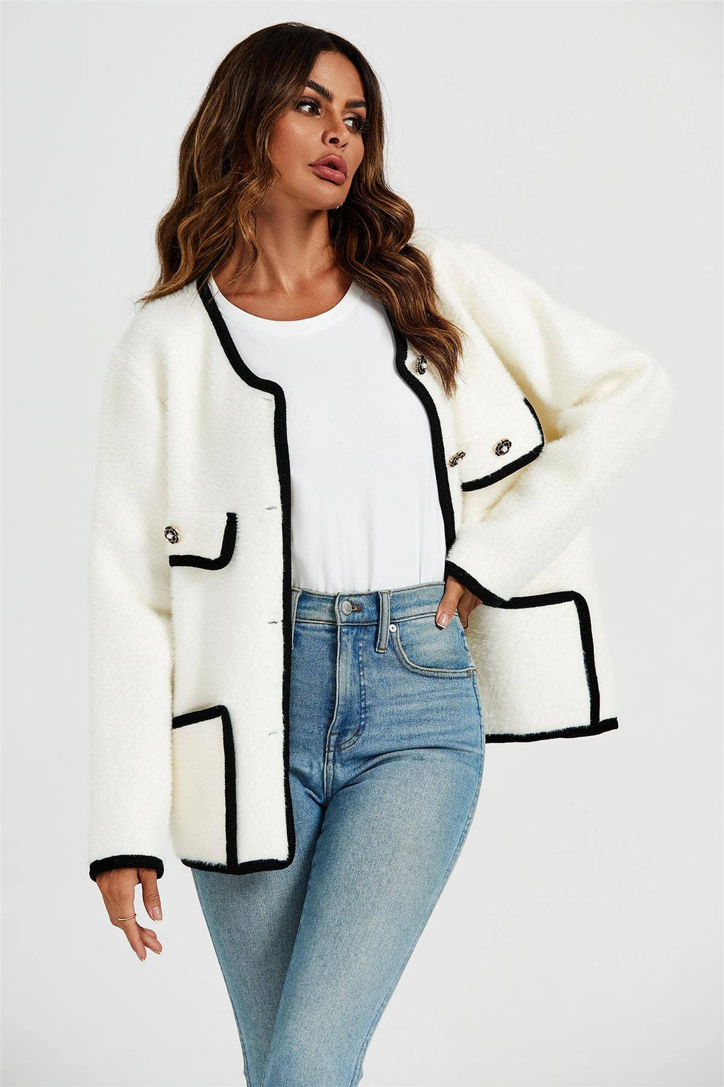 Relaxed Boucle Jacket